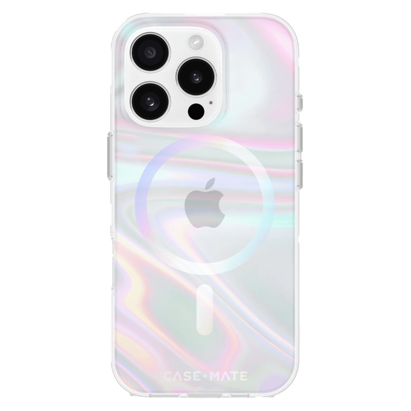 Case-Mate Soap Bubble MagSafe Case for Apple iPhone 16 Pro Multi-Color