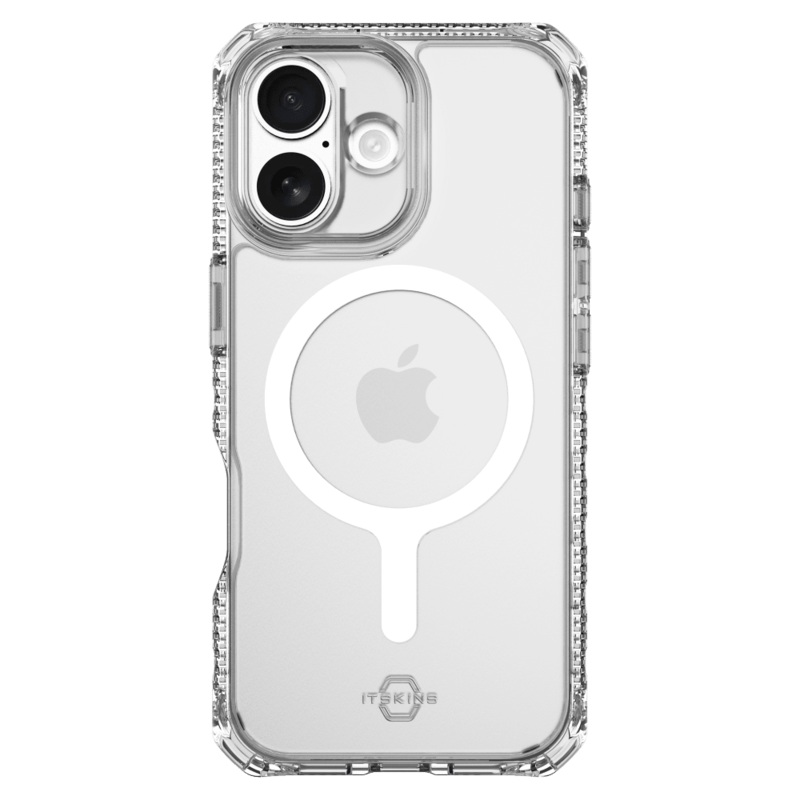ITSKINS – Hybrid_R Clear MagSafe Case for Apple iPhone 17 – Transparent