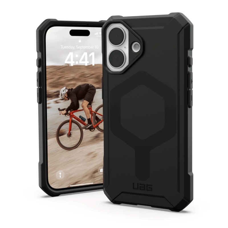 Urban Armor Gear (UAG) – Essential Armor MagSafe Case for Apple iPhone 16 – Black