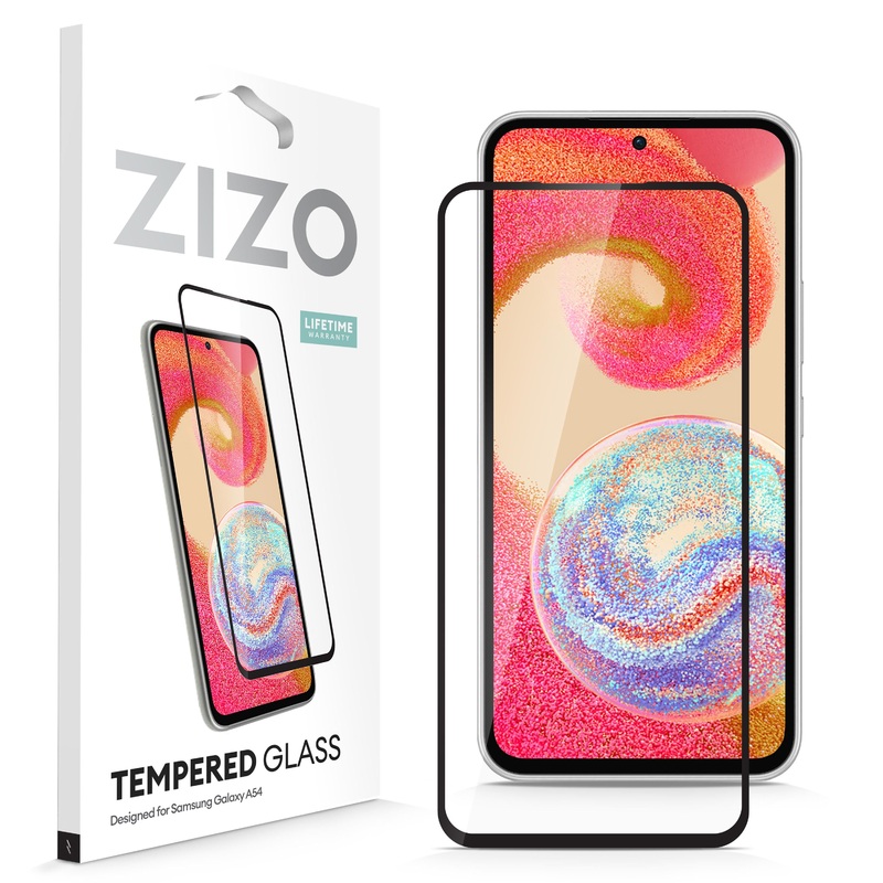 ZIZO TEMPERED GLASS Screen Protector for Galaxy A54 5G – Black