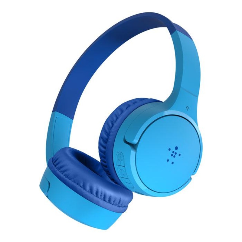 Belkin Sound Form Mini Headphones for Kids  Wireless 30Hr Battery – Blue