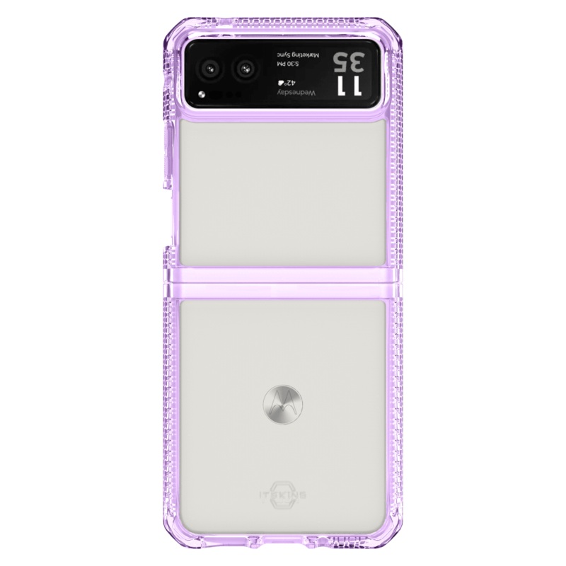 ITSkins Hybrid_R Clear Case for Motorola RAZR (2023)