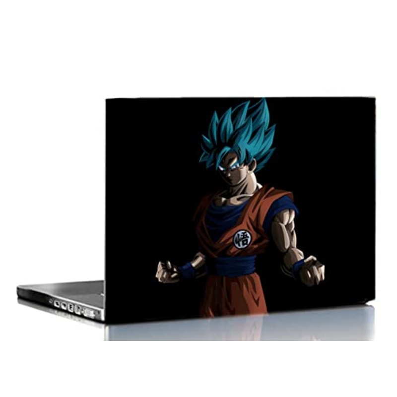 (Open Box) ANCIARY Full Laptop Skin Bubble-Free HD Quality Sticker for Laptops Upto 15.6 Compatible with Apple/Dell/HP/Lenovo/Acer/Asus/Sony (Dustproof|Waterproof|Scratchproof|Reusable) – Goku