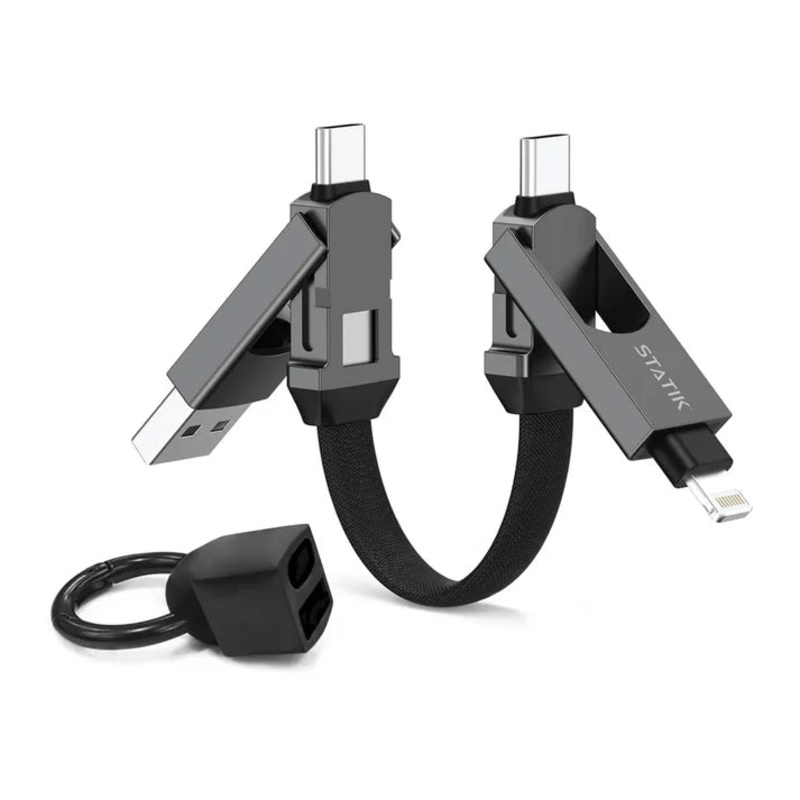 Statik | PUP-0530-BLK | Statik HexCharge Cable 4in1