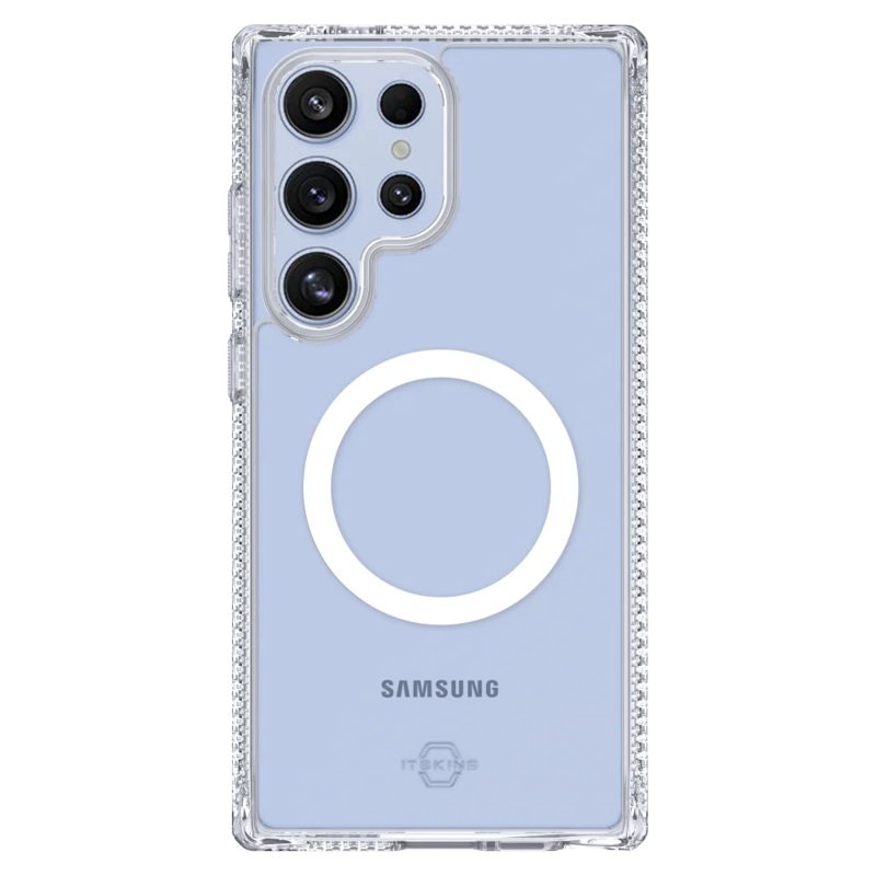 ITSKINS – Hybrid_R Clear MagSafe Case for Samsung Galaxy S25 Ultra