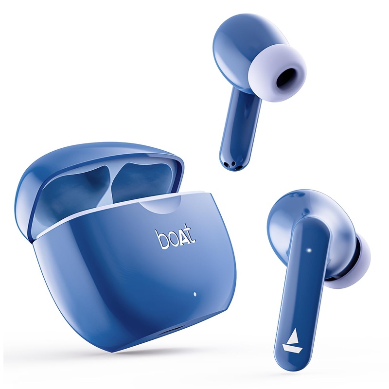 (OPEN BOX) boAt Airdopes 120 Truly Wireless in Ear Ear Buds w/in Ear Detection, 40 hrs Playtime Quad Mics with ENx Tech, ASAP Charge, IWP Tech, Beast Mode with 65 ms Low Latency, BTv5.3 & IPX4