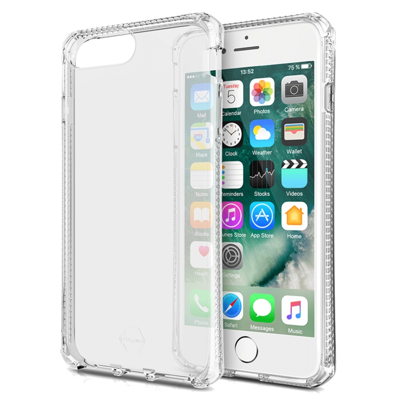 ITSkins Spectrum Clear Case for Apple iPhone 8 Plus / 7 Plus / 6s Plus / 6 Plus Clear