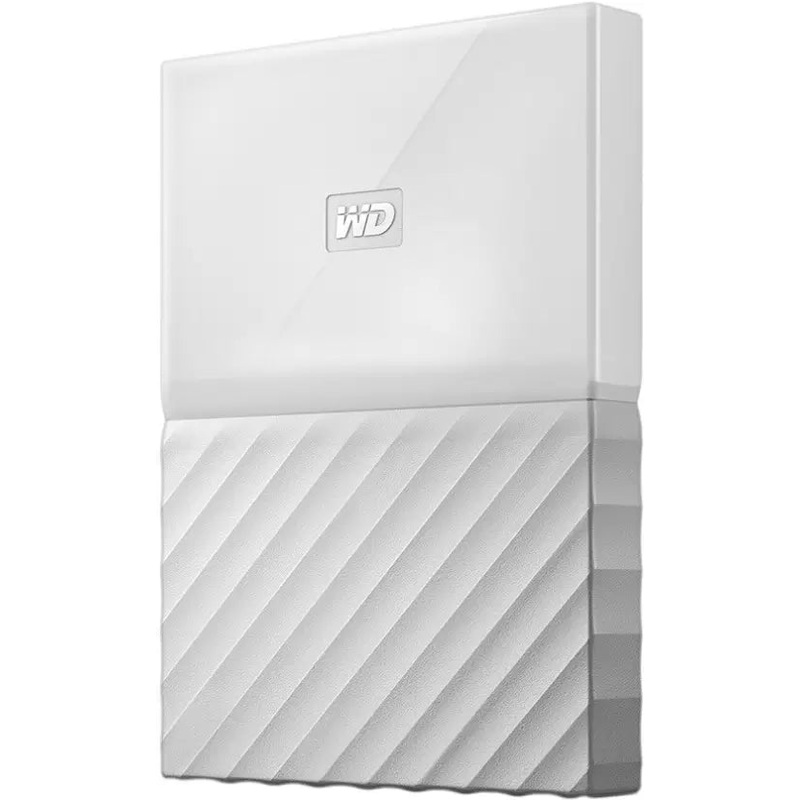 (Open Box) WD My Passport 2 TB Wired External Hard Disk Drive WDBS4B0020BWT-WESN (White)