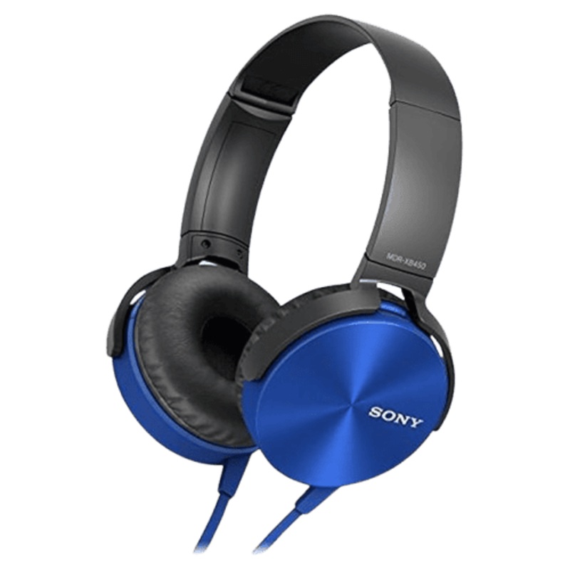 Sony MDR-XB450AP Extra Bass Headphone – Blue