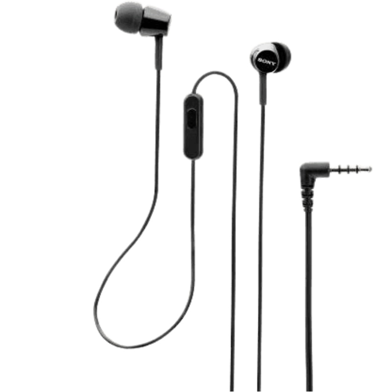 Sony in-Ear Wired Headphones with Mic | Hands-Free Call | MDR-EX155AP