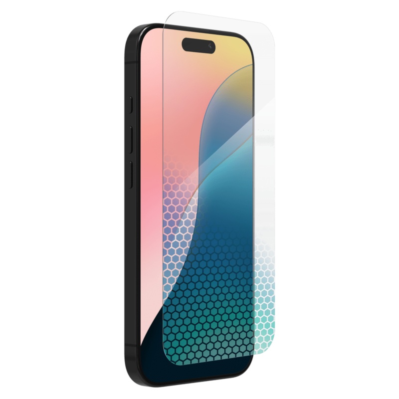 ZAGG InvisibleShield XTR4 Antimicrobial Glass Screen Protector for Apple iPhone 16 Pro Clear