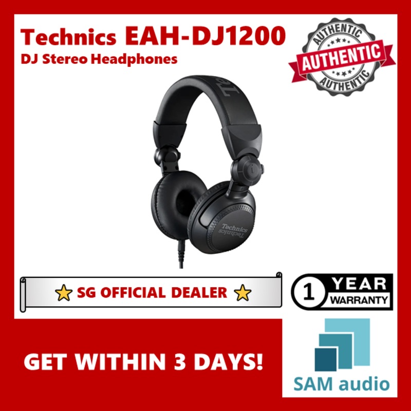[SG] TECHNICS EAH-DJ1200 (DJ1200) DJ Stereo Headphones – Official Technics SG Dealer