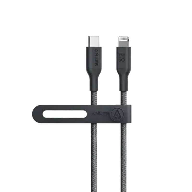 Anker 542 USB-C to Lightning Cable (Bio-Nylon) (0.9M/3FT) A80B5H11 – Black