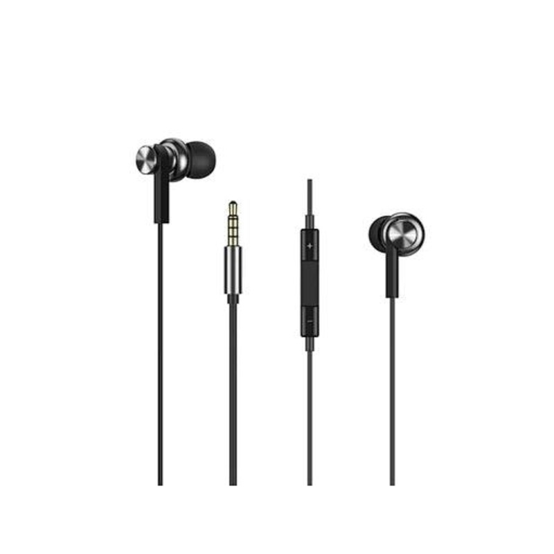 WiWU 3.5mm Audio Jack EB311 Stereo Earbuds Widely compatible 3.5mm Earphone with Microphone – Black