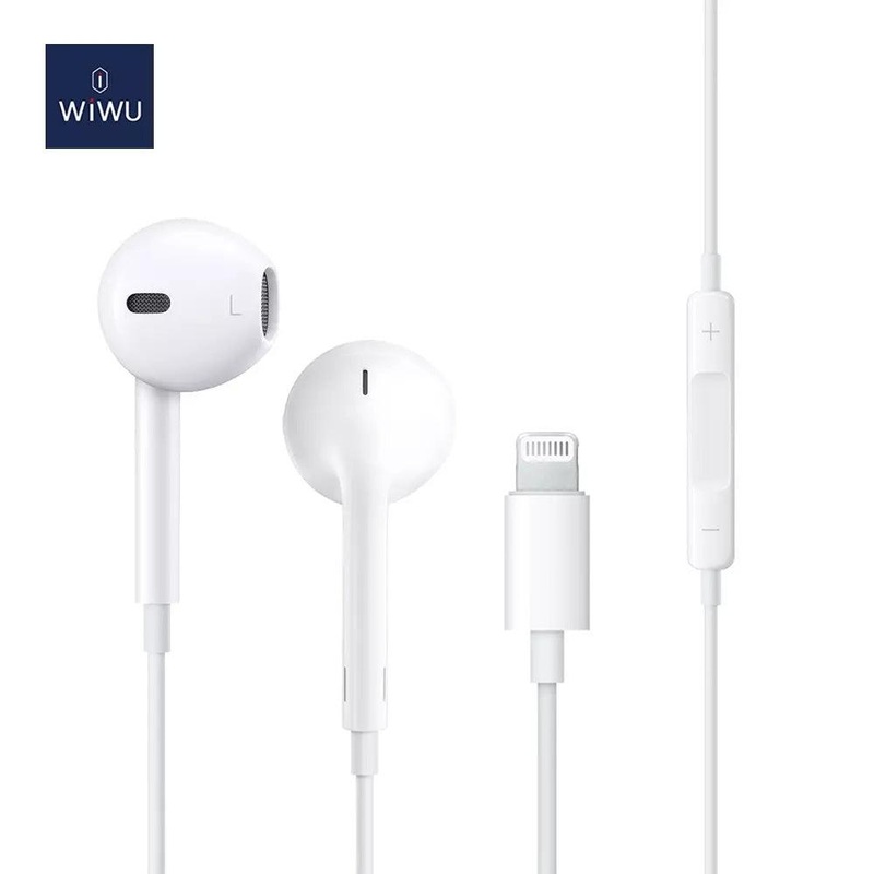 WiWU Earbuds 302 Lightning Connector – White