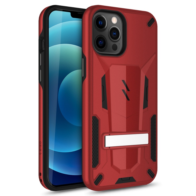 ZIZO TRANSFORM Series iPhone 12 / iPhone 12 Pro Case – Red