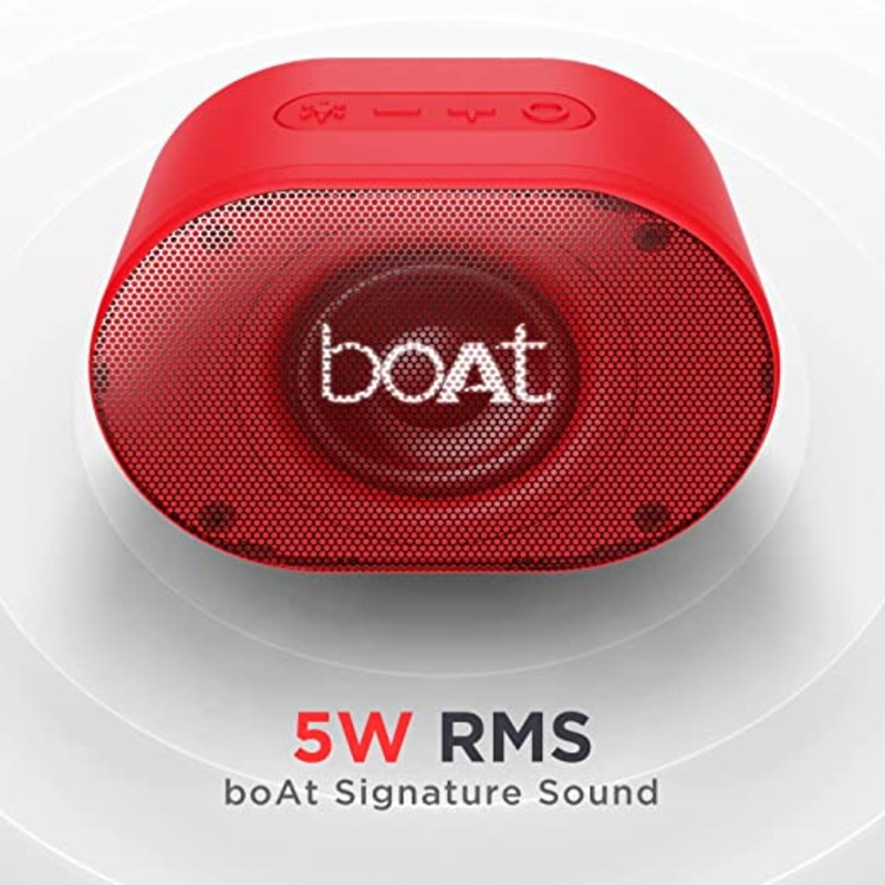 (Open Box) boAt Stone 250 Portable Wireless Speaker with 5W RMS Immersive Audio, RGB LEDs