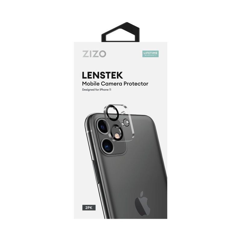 ZIZO LensTek Mobile Camera Protector (2 pack) for iPhone 11 – Black