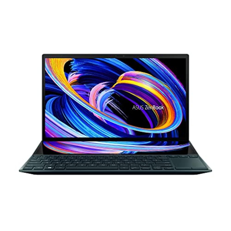 (Brand Refurbished) ASUS ZenBook Duo 14 (2021) Dual Screen Laptop, 14 (35.56 cm) FHD, Intel Core i5-1155G7 11th Gen, (16GB/512GB SSD/Windows 11/Office 2021/2GB NVIDIA GeForce MX450/Blue/1.62 Kg), UX482EGR-KA521WS