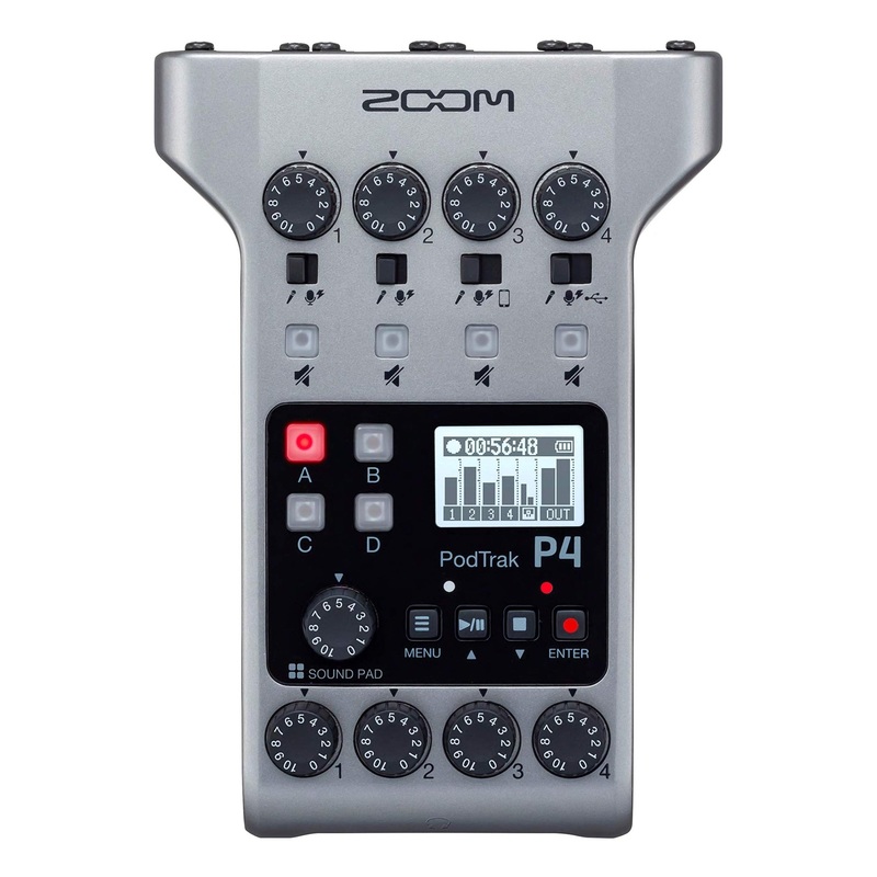 Zoom PodTrak P4 Podcast Recorder