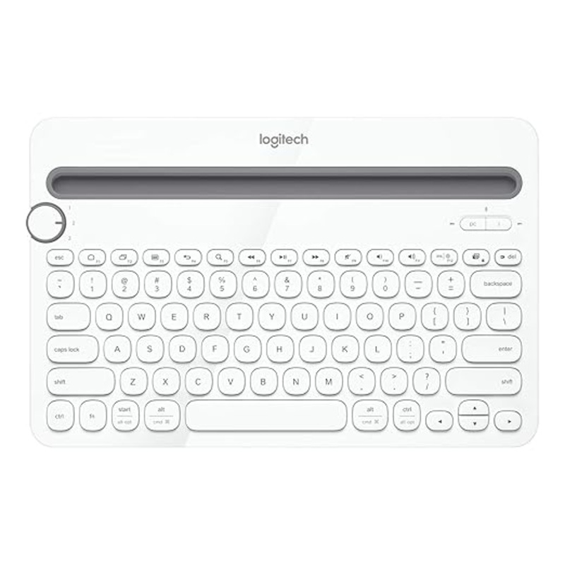 (Open Box) Logitech K480 Wireless Multi-Device Keyboard For Windows, Macos, Ipados, Android Or Chrome Os, Bluetooth, Compact, Compatible With Pc, Mac, Laptop, Smartphone, Tablet