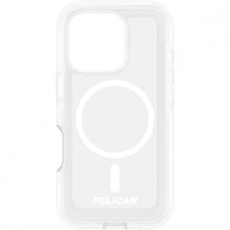 Pelican – Voyager MagSafe Case with Holster for Apple iPhone 16 Pro – Clear