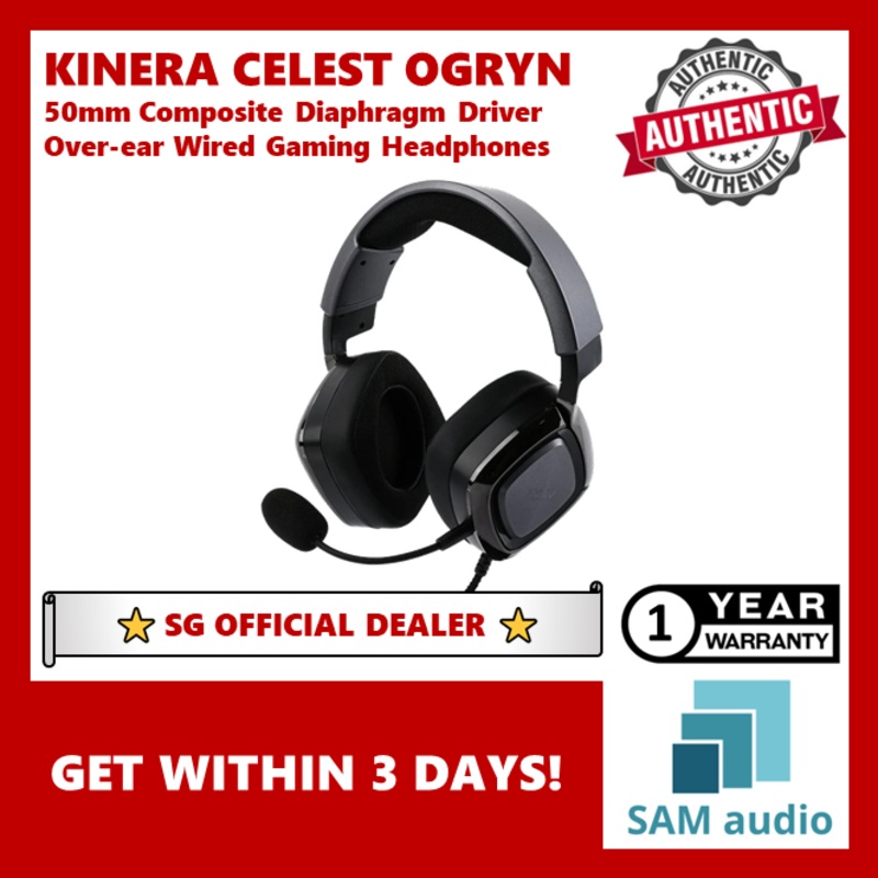[SG] KINERA CELEST OGRYN 50mm COMPOSITE DIAPHRAGM DRIVER OVER-EAR WIRED HEADPHONES