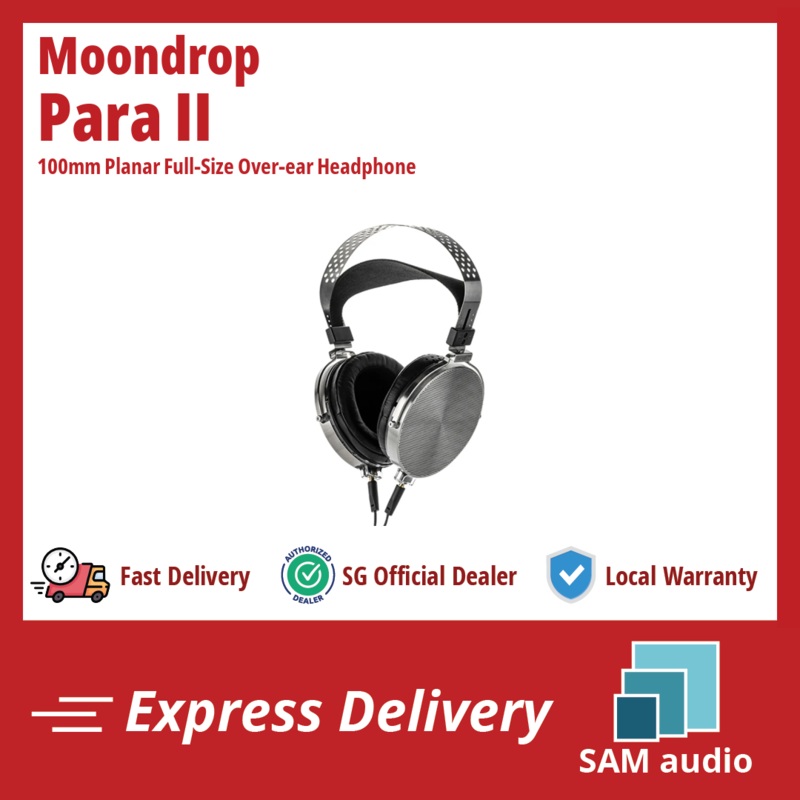 [SG] MOONDROP PARA II (Para 2) – 100mm Planar Full-Size Over-ear Headphone