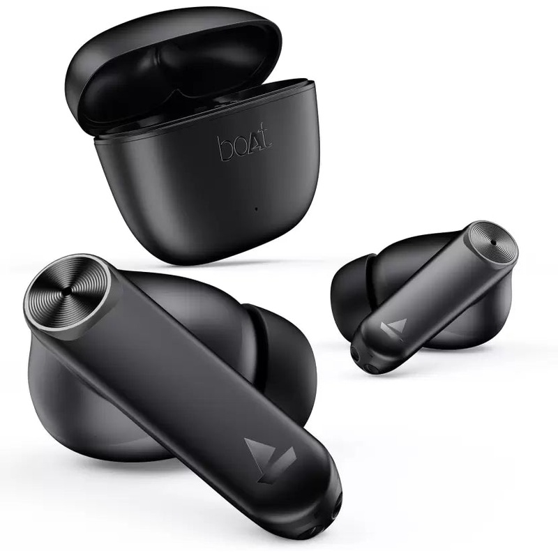 (Open Box) boAt Airdopes Atom 83 with 50Hrs Playback, Quad Mics ENx Technology & Beast Mode Bluetooth Headset