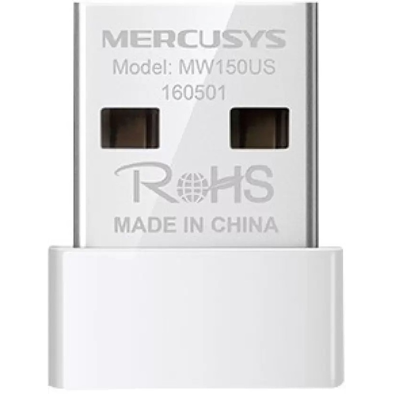 (Open Box) Mercusys MW150US N150 Wireless Nano USB Adapter, White