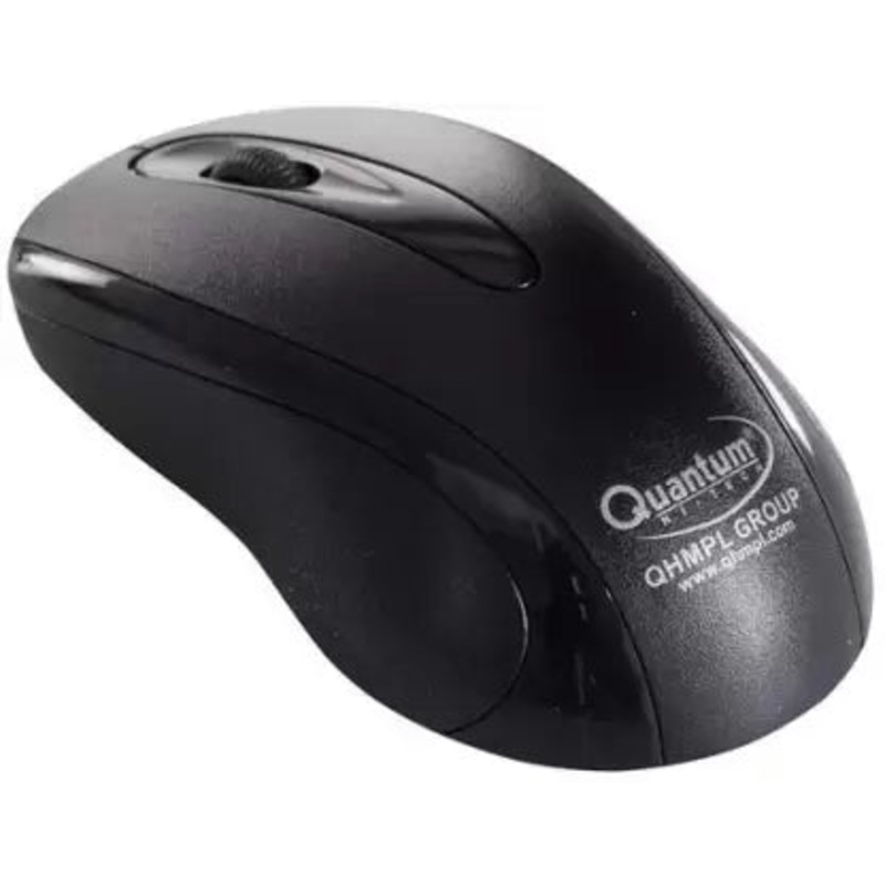 (Open Box) Quantum QHM232 3-Button 1000DPI Wired Optical Mouse (Black)