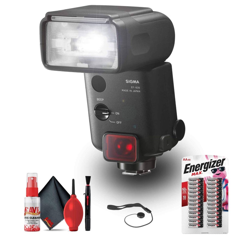 Sigma EF-630 Electronic Flash for Nikon Cameras Bundle with Accessories