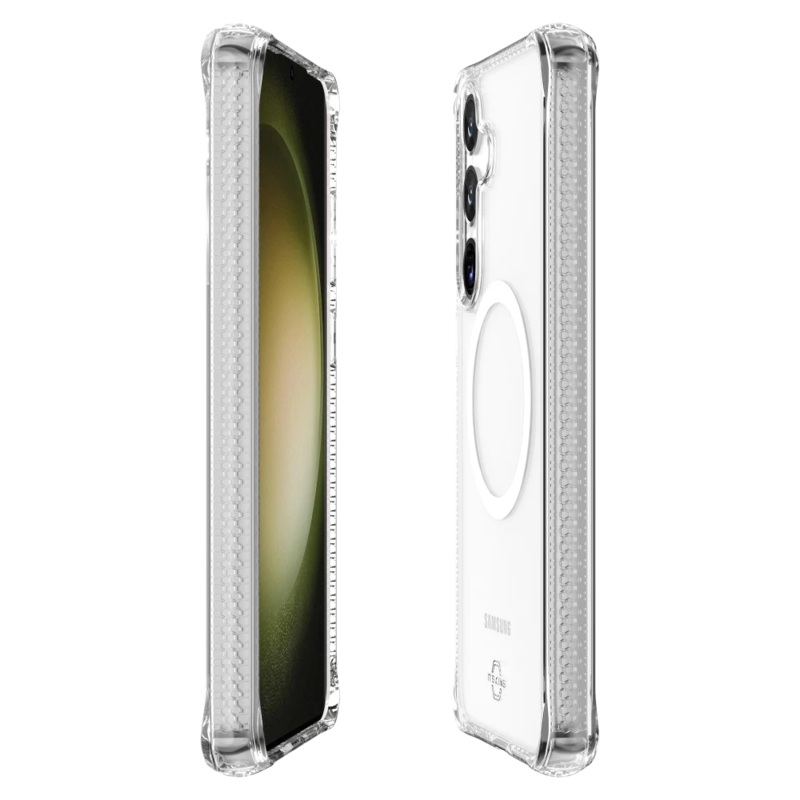ITSKINS – Hybrid_R Clear MagSafe Case for Samsung Galaxy S25