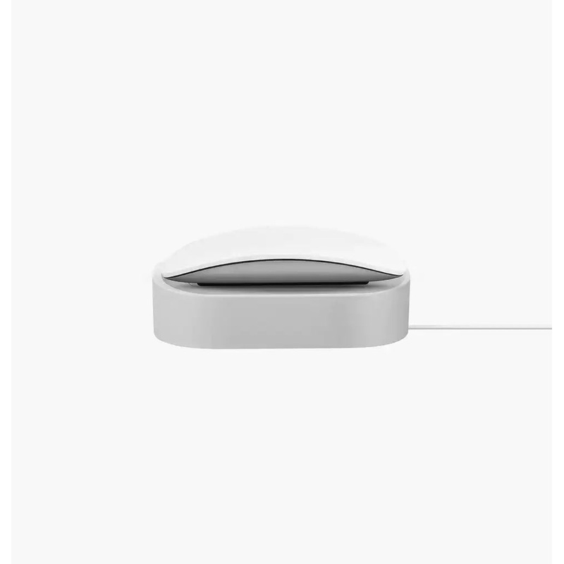 UNIQ Nova Compact Magic Mouse  Charging Dock with Cable Loop – Chalk Grey (Grey)
